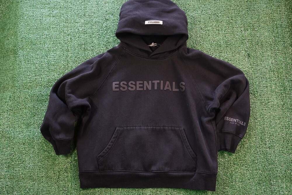 Fear of God Essentials Black Hoodie (As-Is)